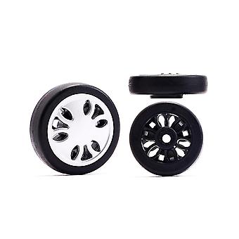 2x Luggage Accessories Wheels Suitcase Pulley Rollers Mute Wheel Wear-resistant Parts Repair 50x12m