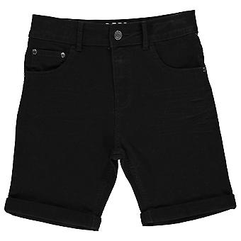 Firetrap Kids Erkek Denim Şort Junior Pantolon Pantolon Dipleri Zip