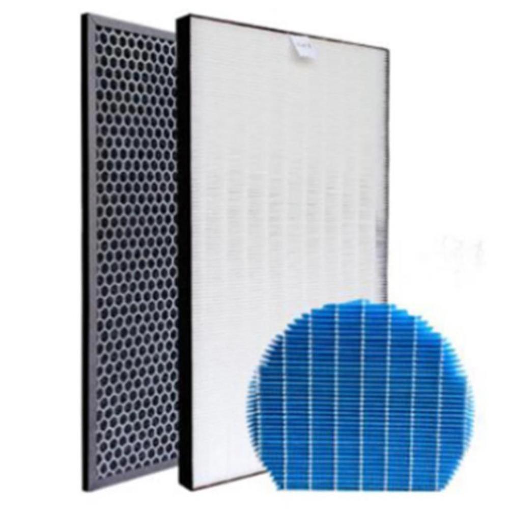 3pcs Fit For Sharp Air Purifier Filter Kc-d50 Kc-e50 Kc-f50 Hepa Filter Activated Carbon Filter