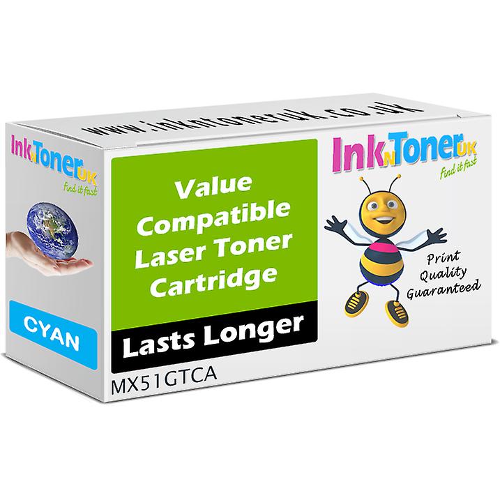 Compatible Sharp Mx51gtca Cyan Toner Cartridge (mx51gtca)