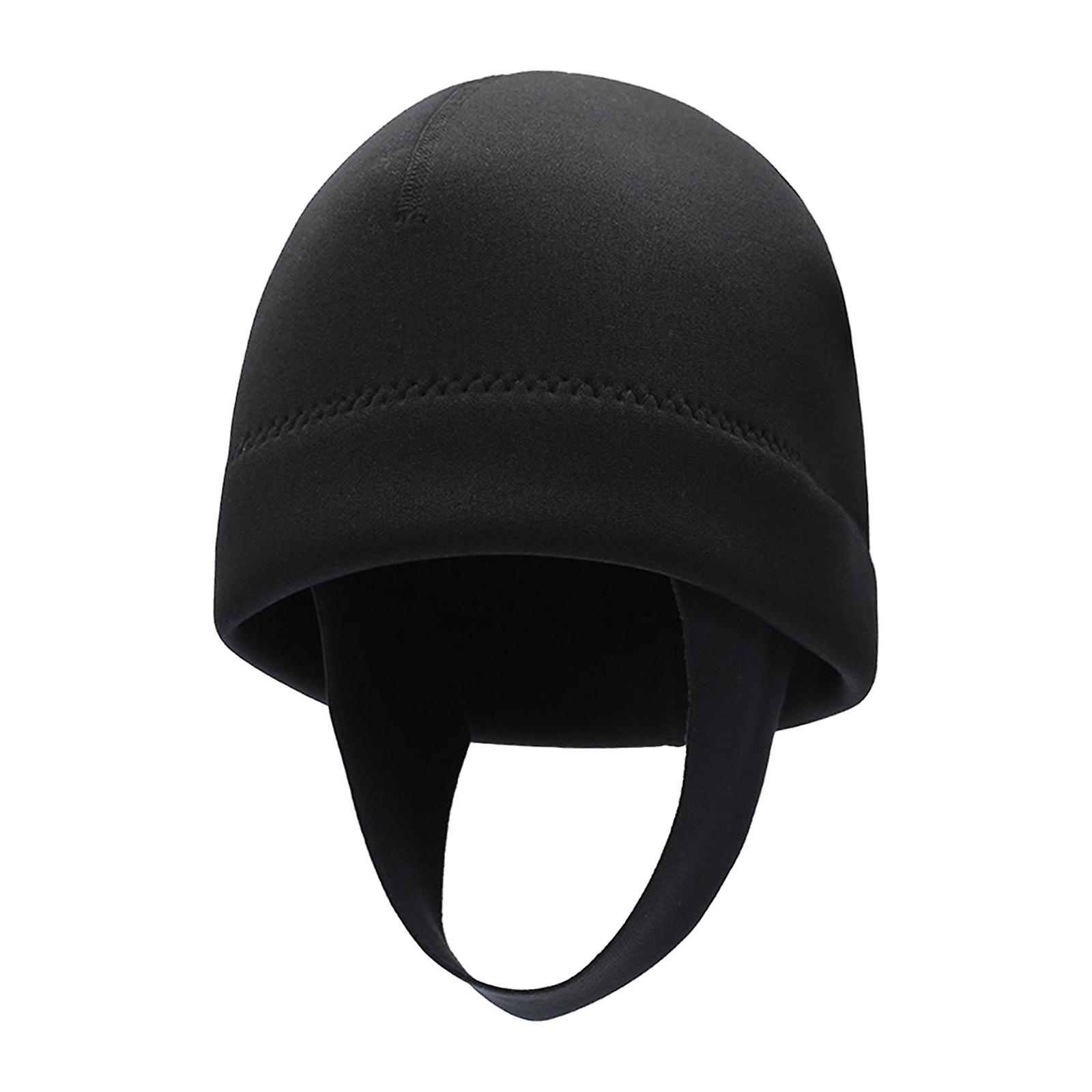Κουκούλα Κατάδυσης 2mm Neoprene Hood Σκουφάκι Κολύμβησης για Άνδρες Γυναίκες Θαλάσσια Σπορ Χειμώνας L Size Μαύρο