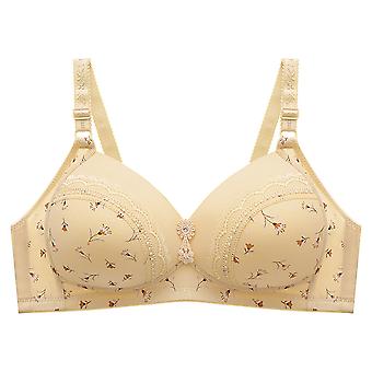 Women's Full Coverage Nursing Bras Wirefree Chest Gather Sexy Bra Christmas Thanksgiving Birthday Gift