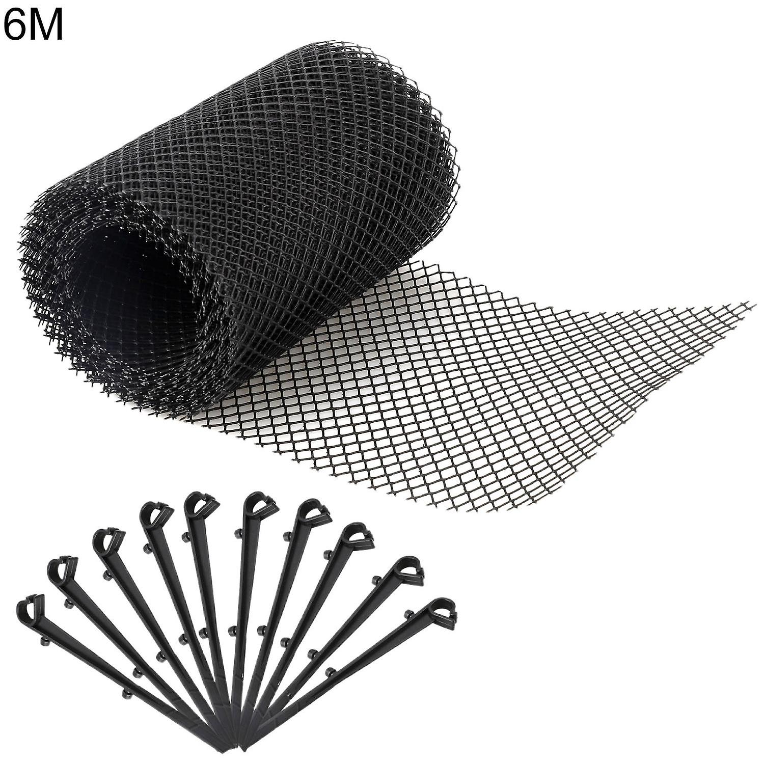 ZHOUBA 1 Roll Anti-clogging Gutter Guard Flexible PP Drain Protector Adjustable Mesh Netting