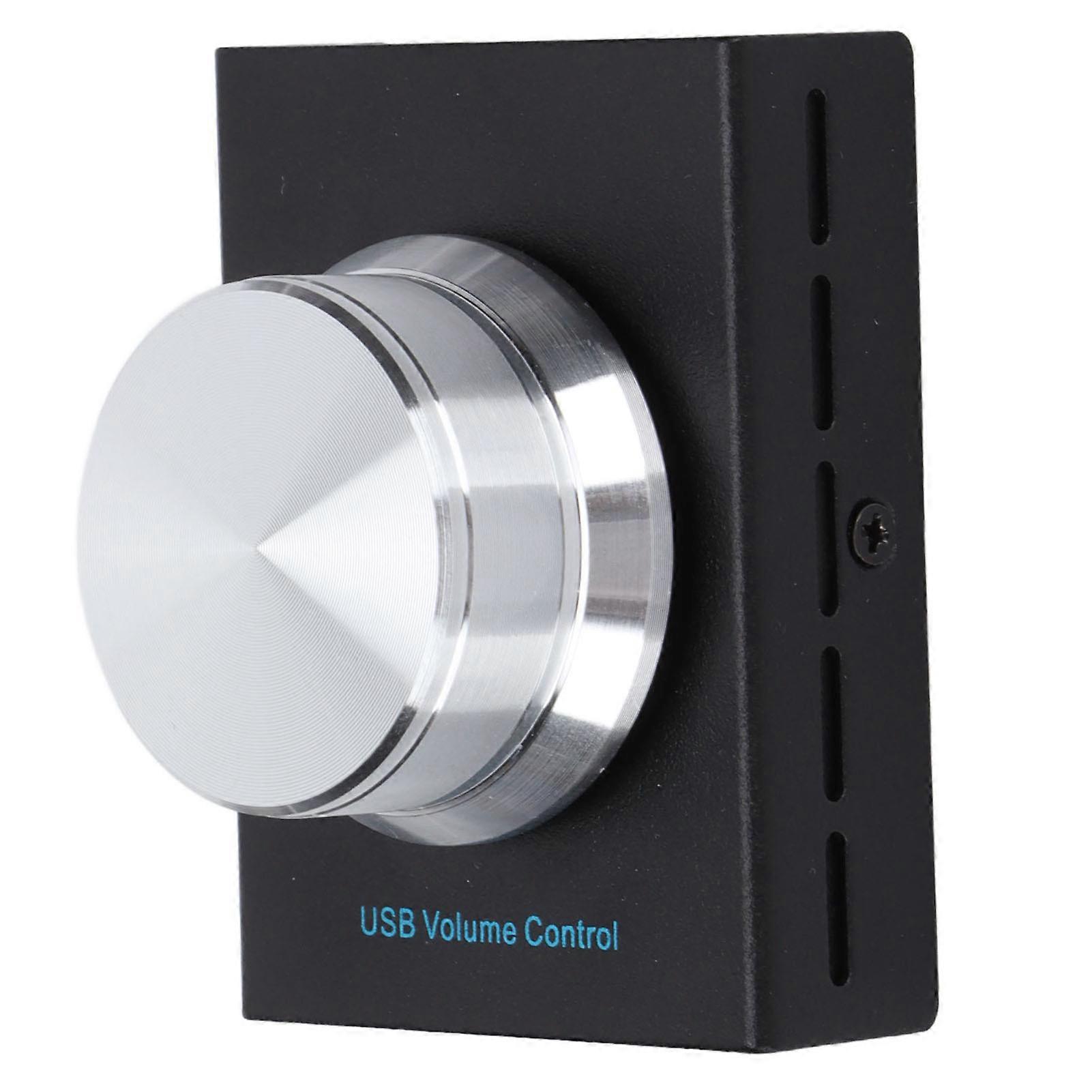 AIMOS AMU001BK USB-Lautstärkeregler Audio-Lautstärkeregler mit einem Tastenknopf