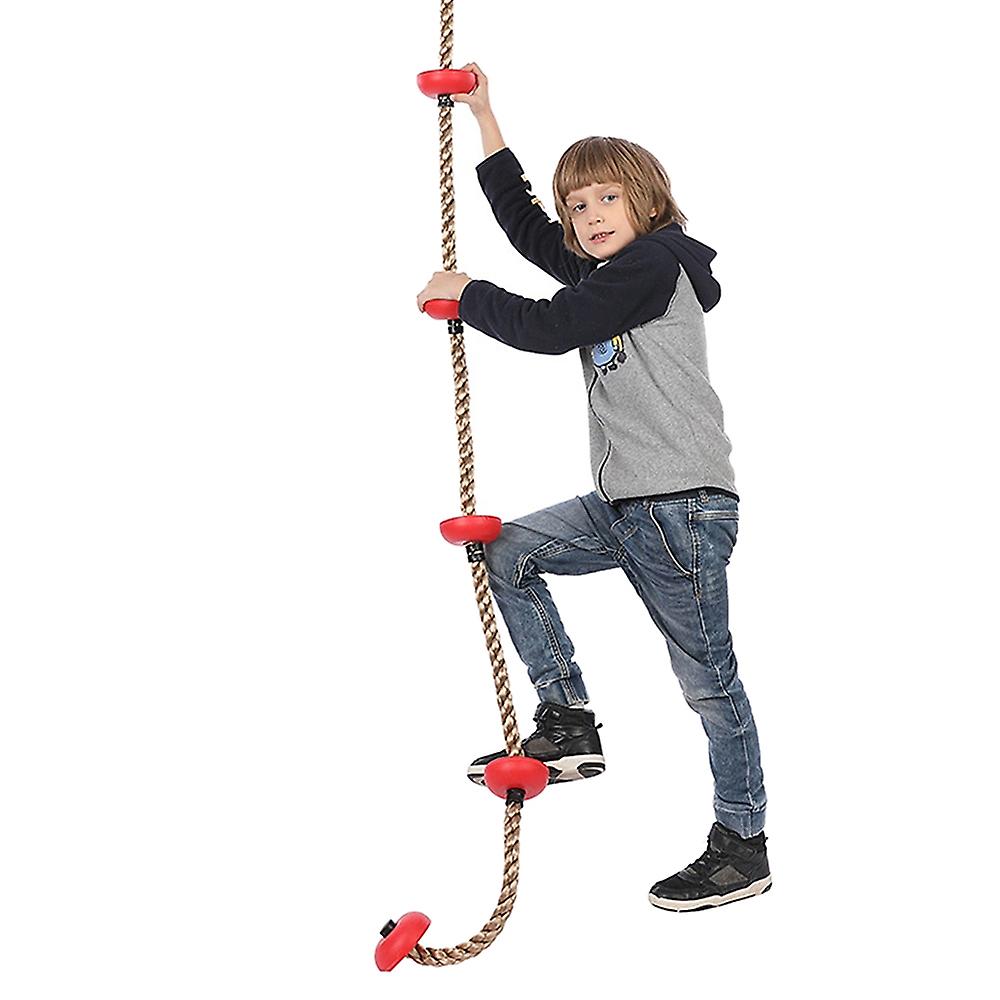 Kids Climbing Rope for Swing Set Rope Ladder Outdoor Tree Backyard Playground Equipment