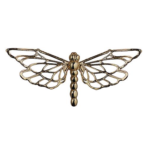 9ct Gold 26x55mm Dragonfly Brooch