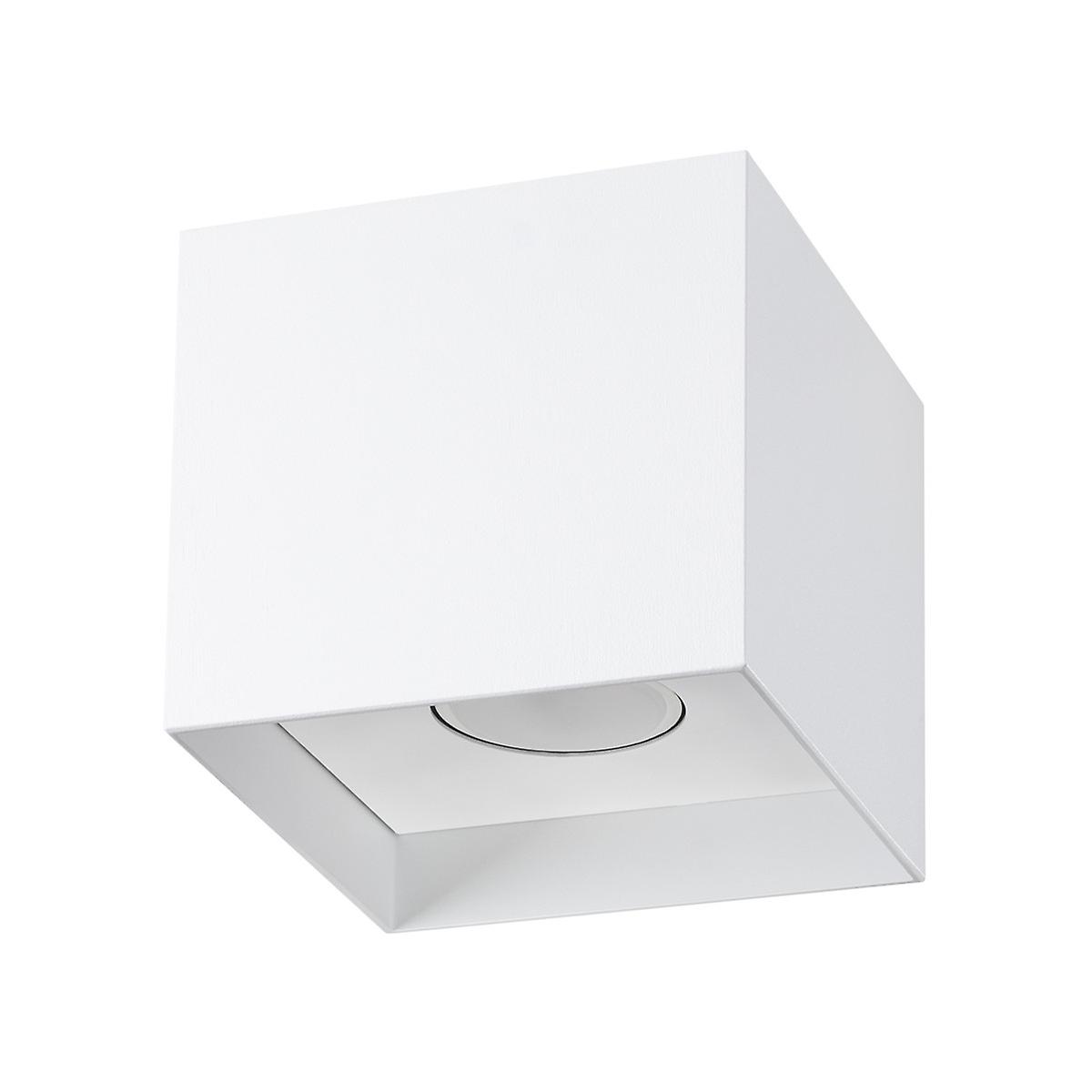 Sollux Hati Square Minimalistic Surface Mounted Downlight White 1x GU10