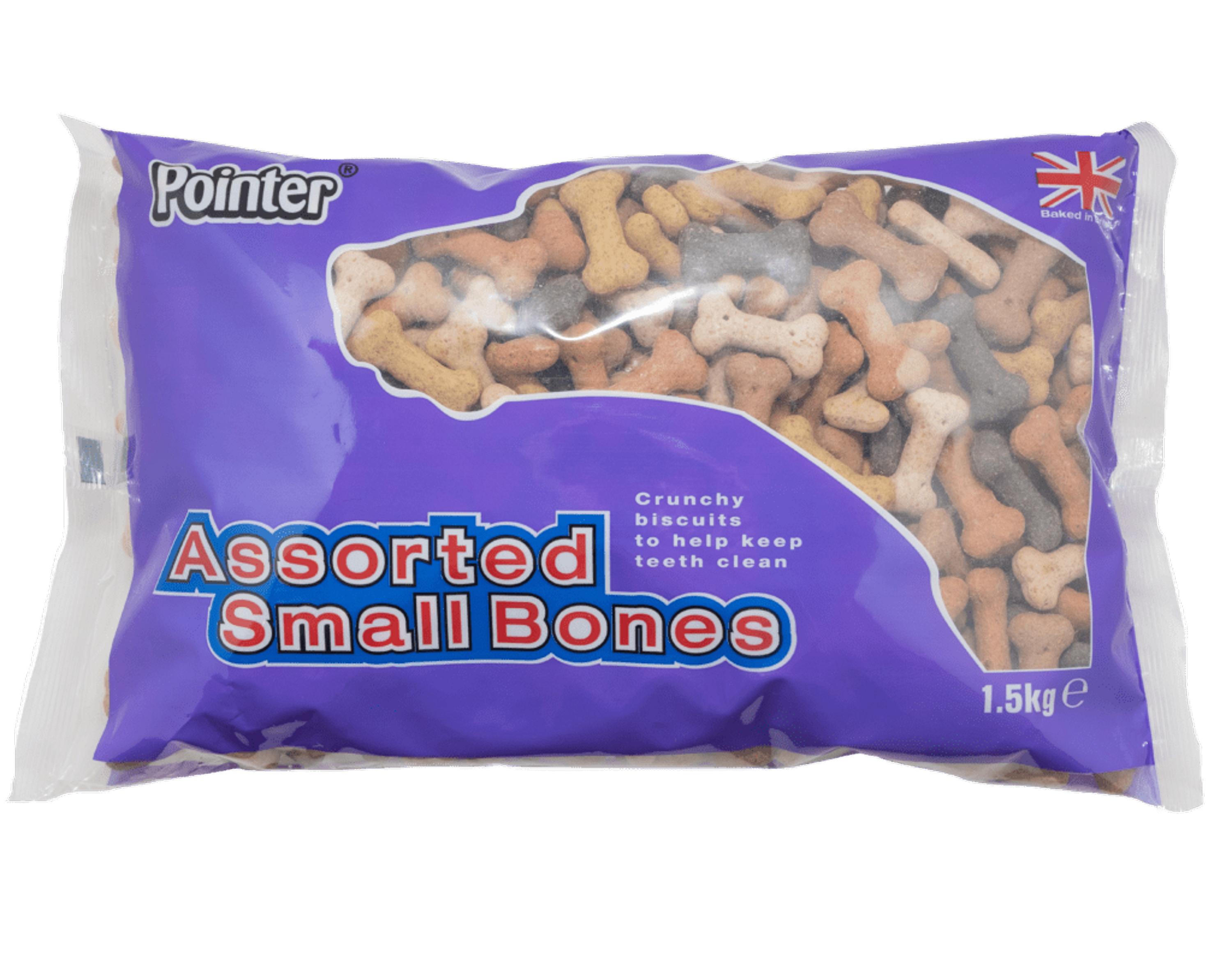 Pointer Assorted Small Bones Dog Treat 1.5kg