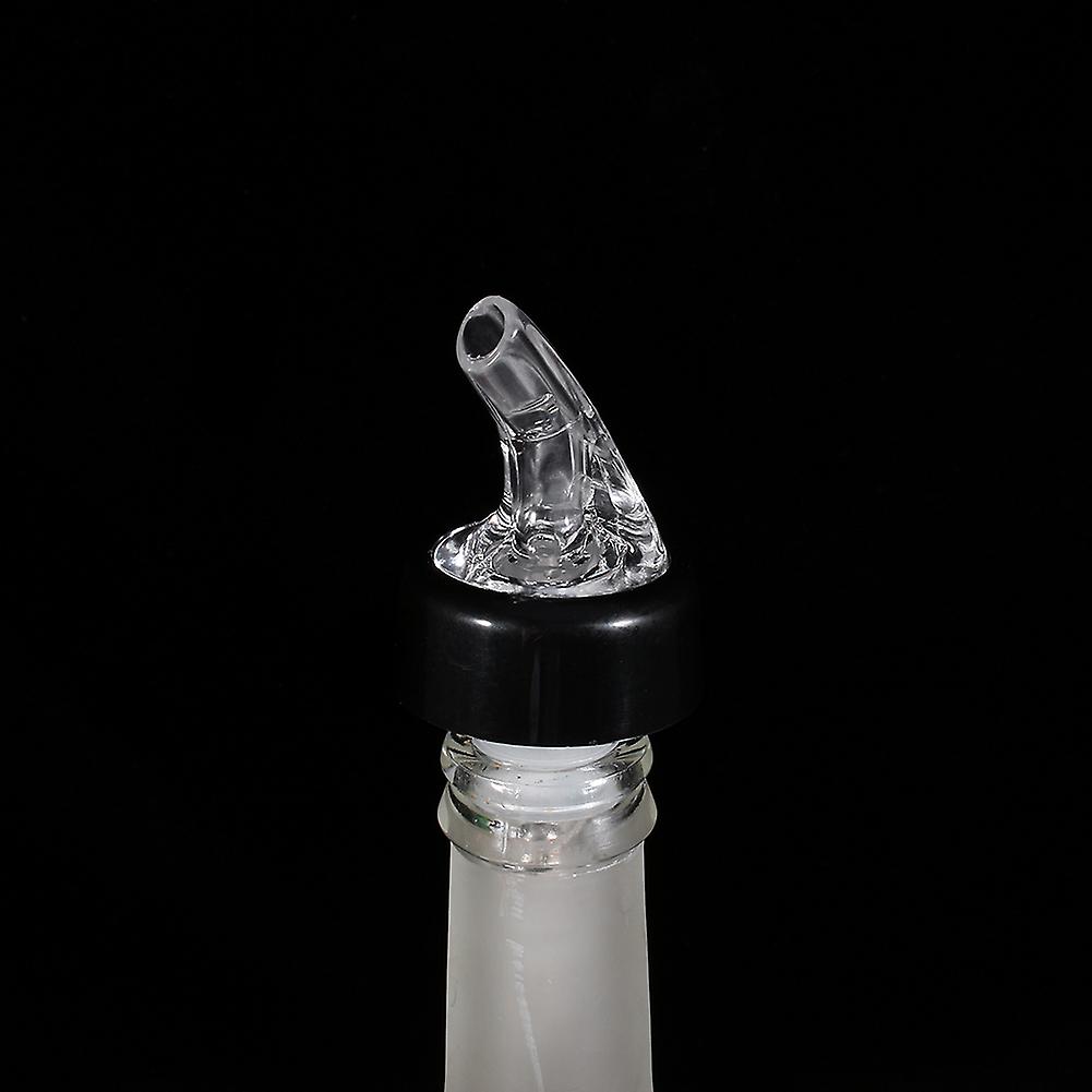 35ml Plastic Liquor Pourer Flow Spout Stopper Transparent Red