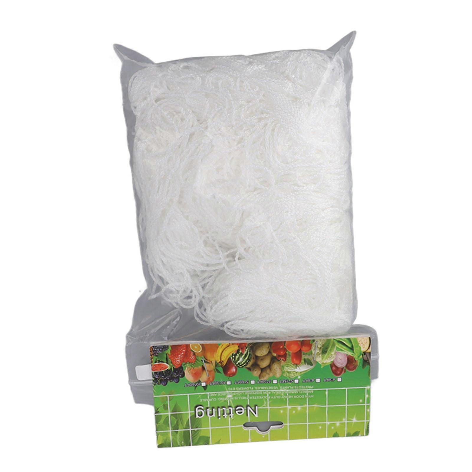 Trellis Netting White Garden Plant Trellis Polyester Netting Fruits Vegetables Plants Trellis Net Multi Layer Climbing Plants Trellis Net for Home Yar
