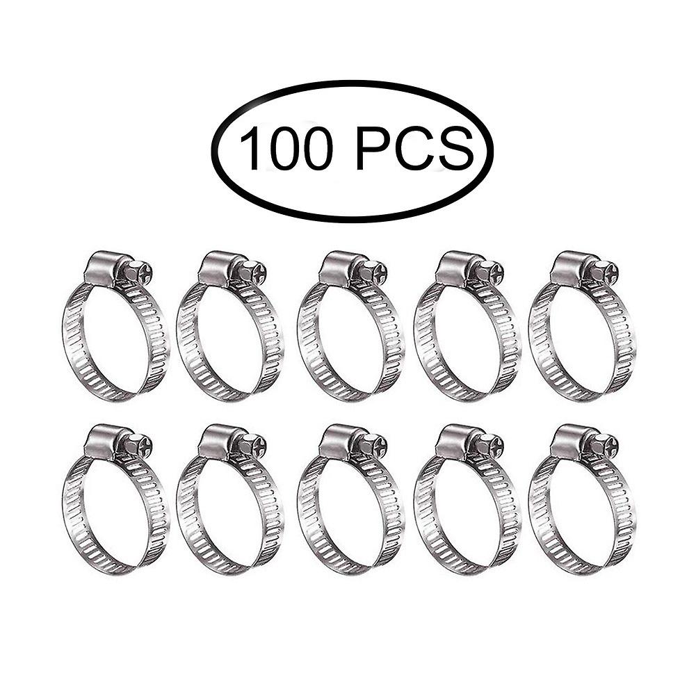 Hose Clamp Stainless Steel Adjustable 13-19mm Range Worm Gear Hose Clamp Water Pipe Clamps