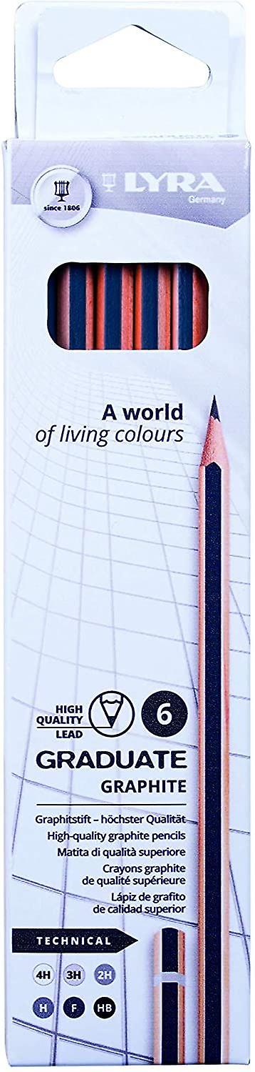 Lyra Graduate Graphite Pencil Set of 6, Technical