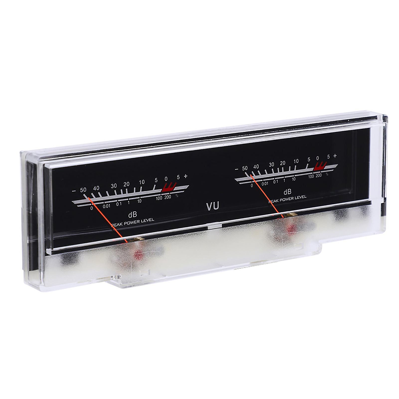 P?78WTC VU Meter Power Amplifier DB Meter with Backlight Sound Audio Level Tester for Home Car