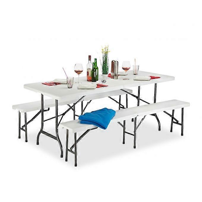 Outdoor furniture foldable white