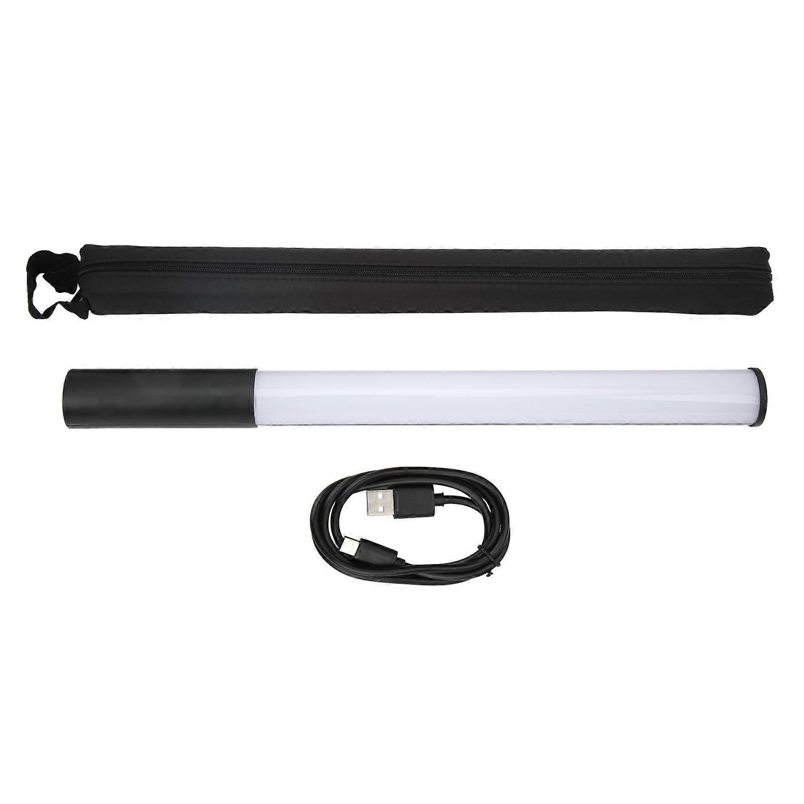 Rgb Handheld Led Fill Light Wand Rechargeable Photography Light Stick 12 Brightness Levels