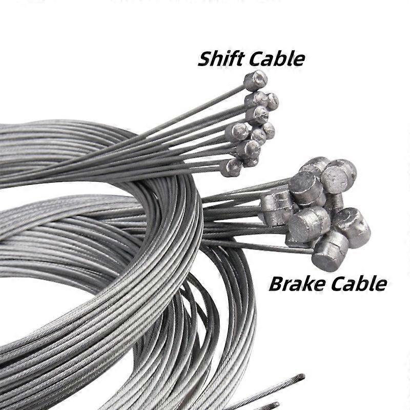 10pcs/set 2m Mtb γραμμή ποδηλάτων γραμμή ταχύτητας ποδηλάτων σταθερή γραμμή γραναζιών gear shifter γρανάζια φρένων που πυρήνα εσωτερικό καλώδιο για το ποδήλατο δρόμου Mtb