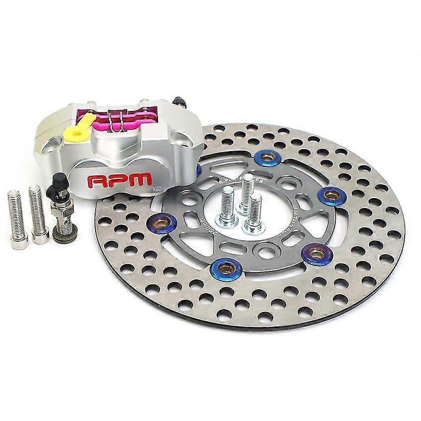 Unique Motorcycle Brake Caliper 2 Piston Rpm 200mm Disc Floating Rotor 70mm Pitching Front Universal For Yamaha Rsz Jog Bws Zuma Aerox