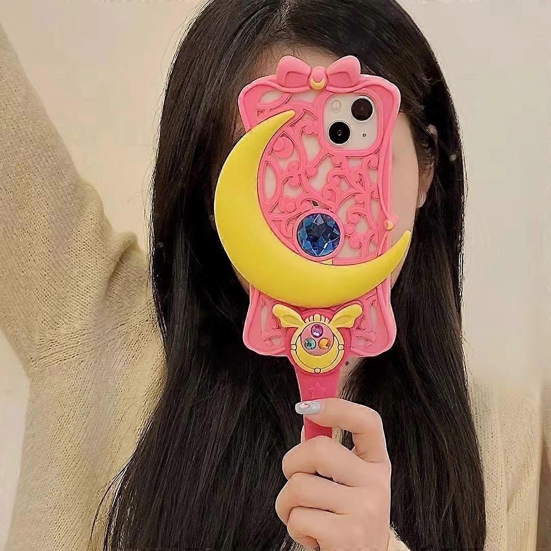 Sailors Moons Magic Wand Phone Cases For Iphone 14 13 12 11 Pro Max Mini Xr X Xs Max Plus Soft Silicone Drop-proof Cover