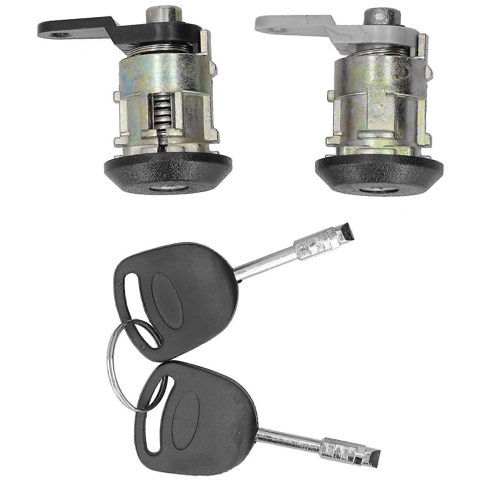 unbrand Ford Courier/Fiesta/KA Left & Right Locking Cylinder Barrels with Keys for Front Door