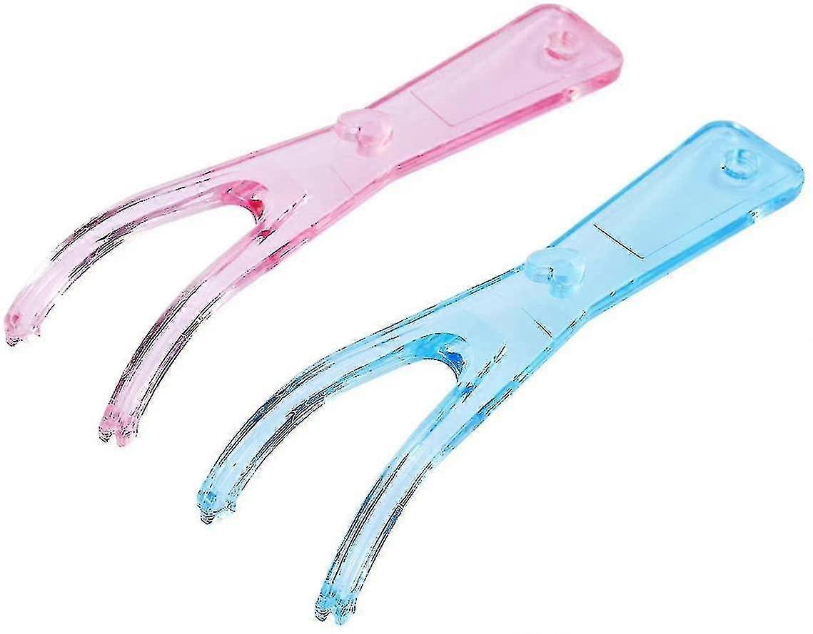 Dental Floss Changer 2pcs (random Color)