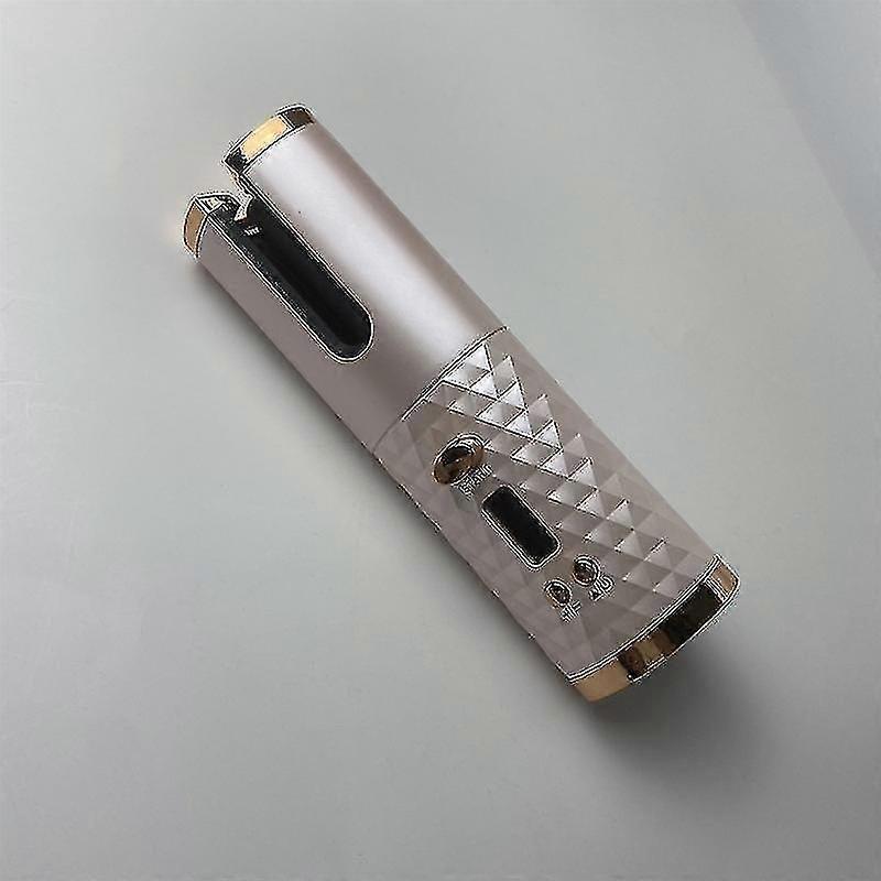 Fer à friser automatique, bigoudi avec 6 températures et minuterie, bigoudis portables, rotatif rechargeable