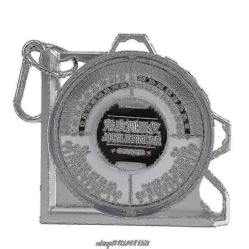 Multifunktionaler Winkelmesser mit Füllstandsblasenneigungsmesser an