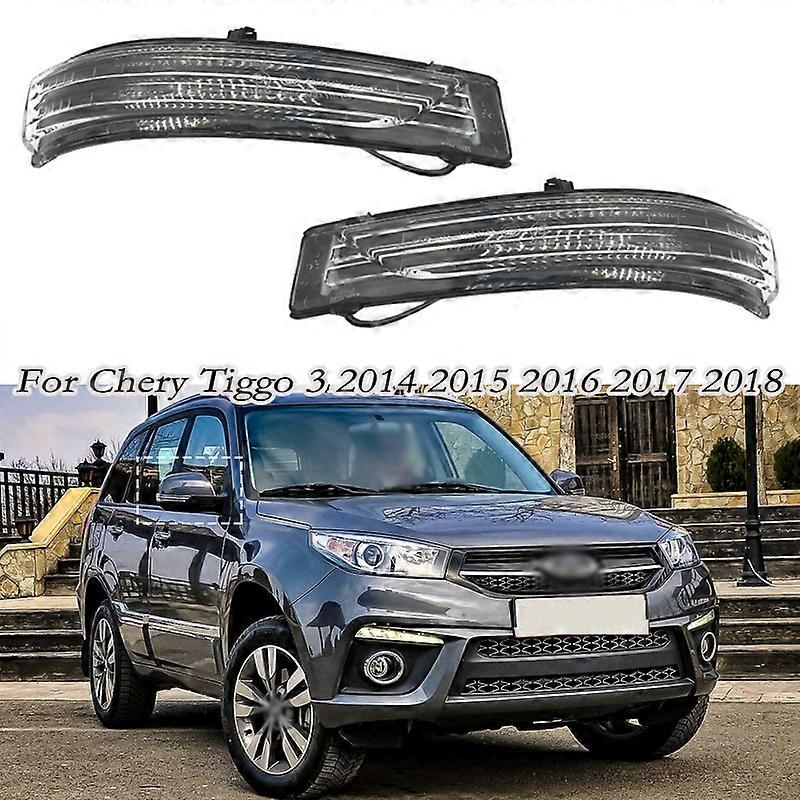 Car Side Rearview Mirror LED Signal light For Chery Tiggo 3 2014-2018 Auto Accessories Rear view mirror turn light stop light