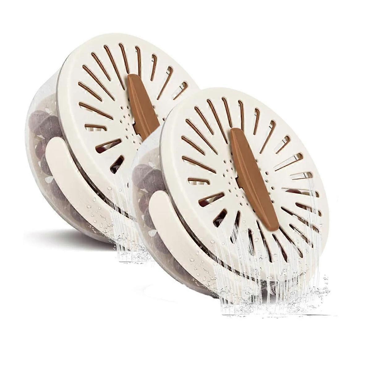 2PCS Kitchen Colanders Bowl Fruit Cleaning Bowl with Strainer Kitchen Fruit Drain Basket Vegetable