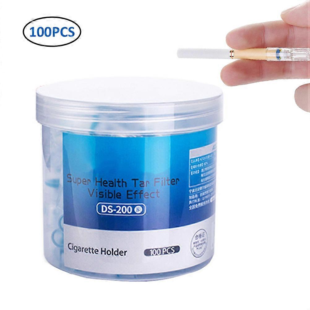 100 stks Sigaret Filter Tip Wegwerp Sigaret Filters Roken Filtratie Reiniging Holder_Special Gift