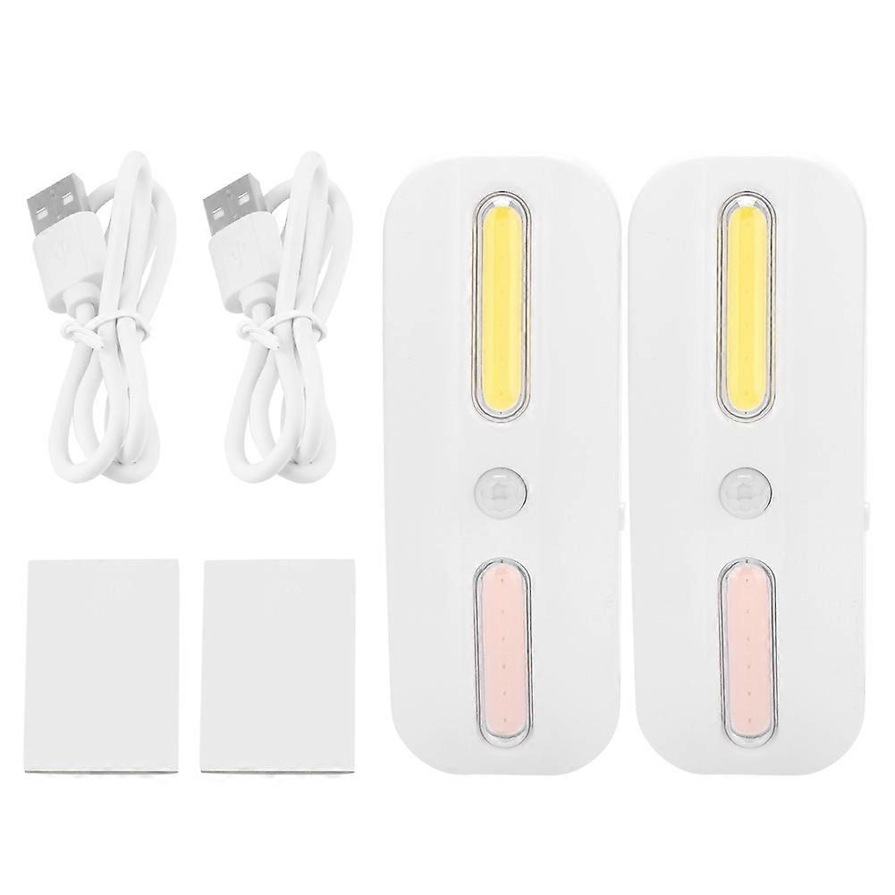 2pcs LED Cabinet Induction Night Light UV Lamp Sensor for Hallway Kitchen Storage Cupboard
