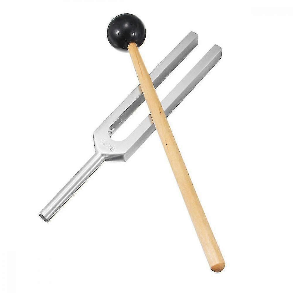 aluminum alloy tuning fork chakra hammer 528hz sound healing therapy diagnostic with mallet for