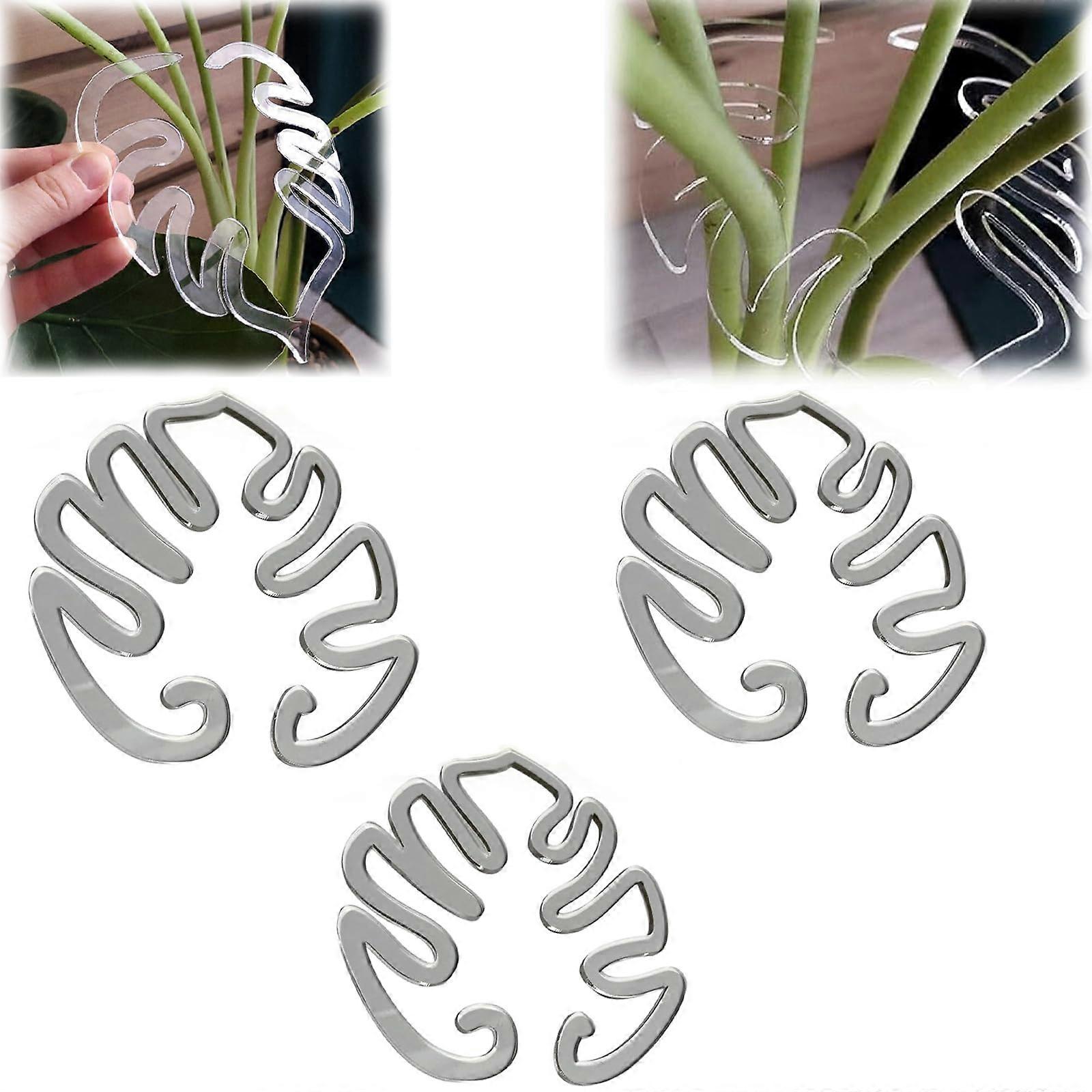 Turtle Shell Bamboo Clamp Set, Plant Stem Plastic Bracket Reusable To Protect Plant Fixed Bracket Flower, for Wide Range Plants, Flowers and Vegetable