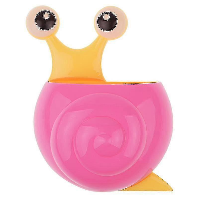 Toothbrush Holder Snail(1 Piece, Pink)