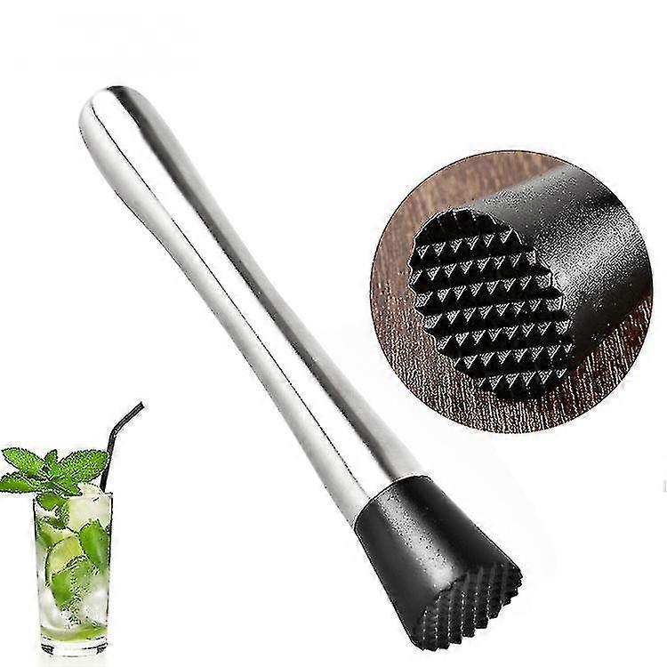Crushed Popsicle And Lemon Hammer Stainless Steel Cocktail Muddler And Mixing Spoon Home Bar Tool Set
