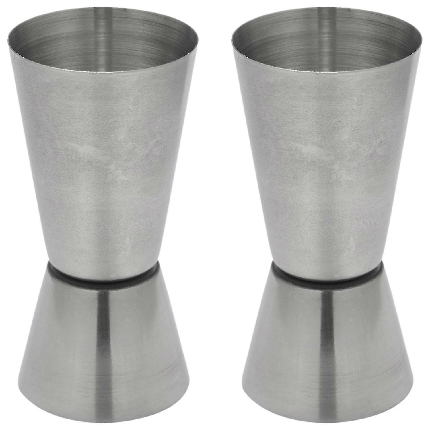 Stainless Steel 25/ 50 Ml Jigger Bar Craft Dual Spirit Measure Cup