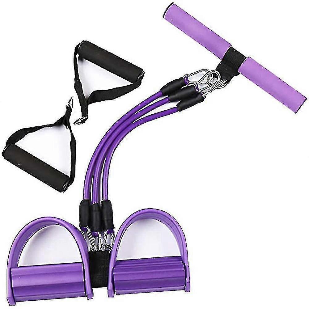 3 管阻力踏板天然乳胶健身器材弹性拉绳