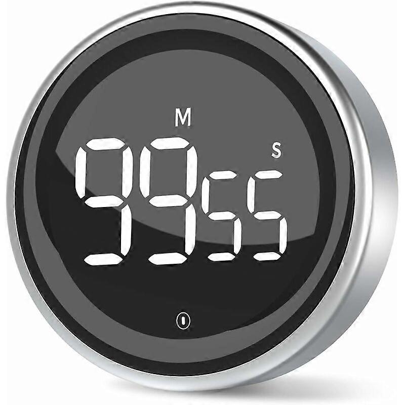 Minuteur de Cuisine Minuterie Numrique avec Fonction de Chronomtre et Compte Rebours 2 Modes dcran d'Affichage 3 Niveaux de Volume Rglable Botier en