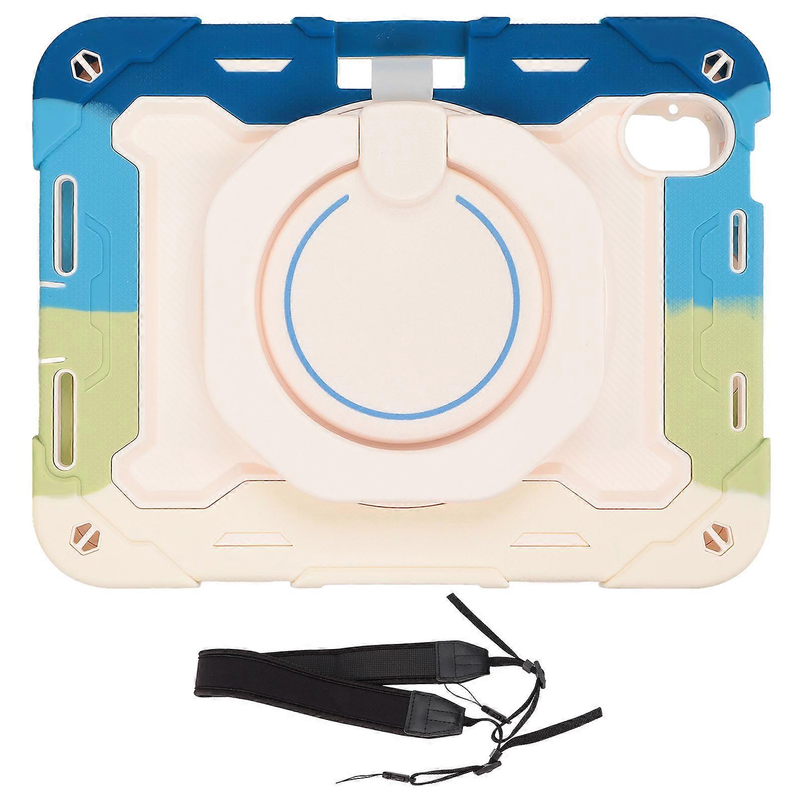 Tablet Case for IOS Tablet 2021 Mini 6 8.3in Gen 6 Shakeproof Protective Cover with 360 Rotating Bracket Pen HolderDazzling Blue