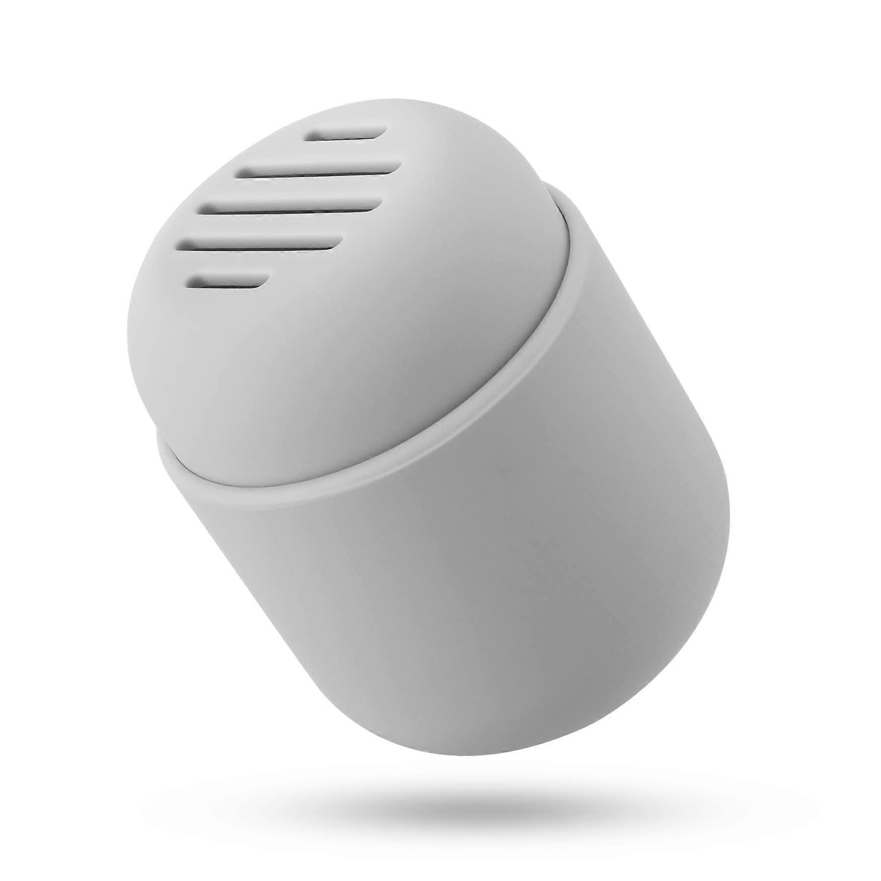 Makeup Sponge Holder - Silicone Washable Reusable Makeup Sponge Carrying Case (Grey)