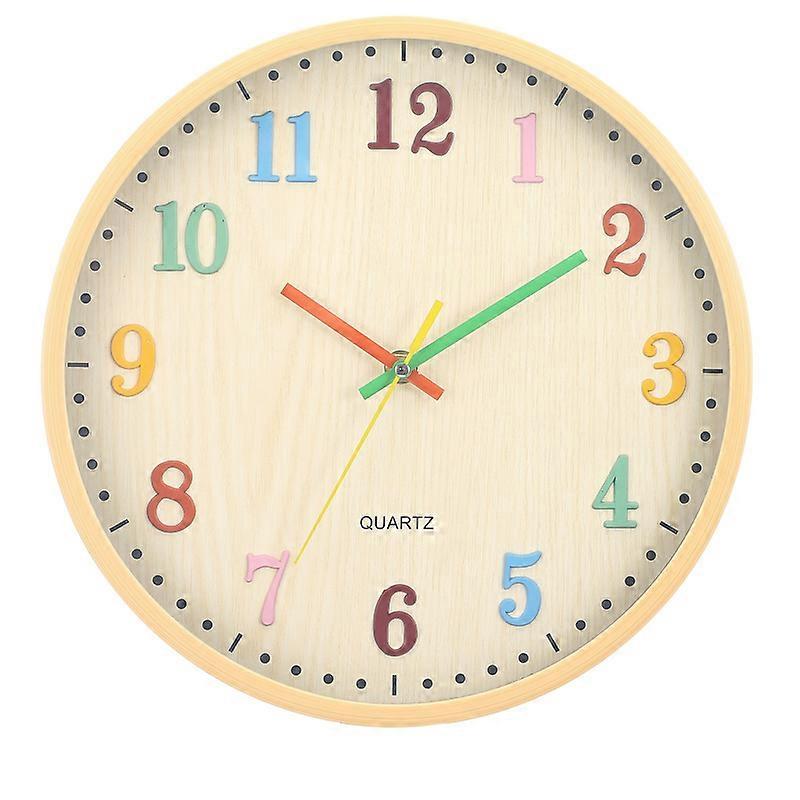 12-inch color three-dimensional digital wall clock