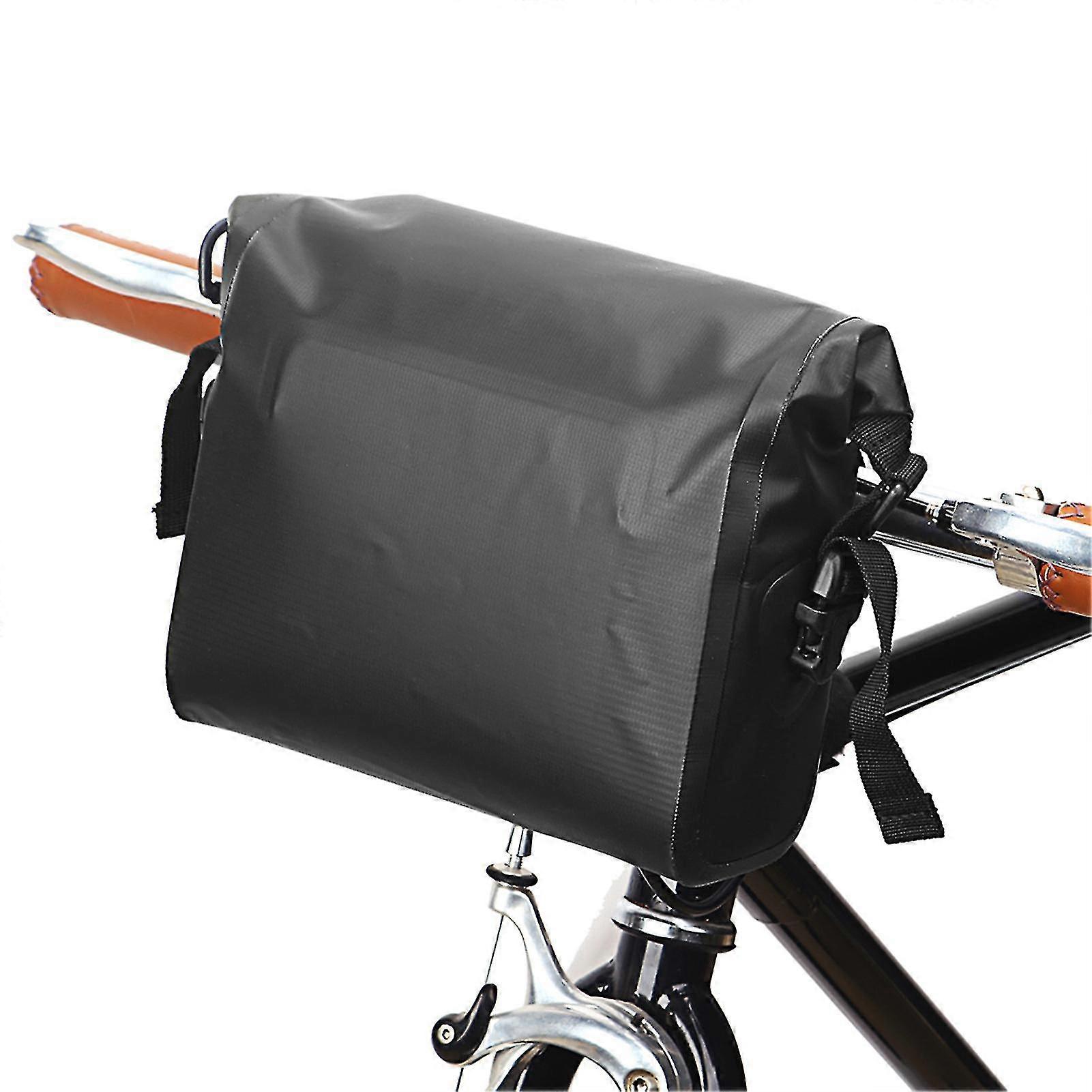 Waterproof Bicycle Handlebar Bag Roll Top