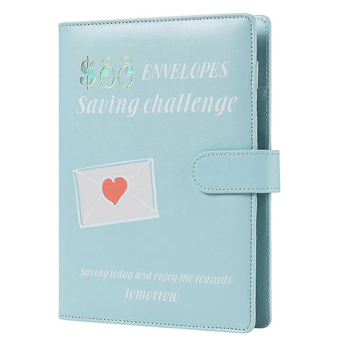 100 Envelopes A5 Money Saving Budget Binder with Cash Envelopes -Challenge Book to Save 5,050 Valen