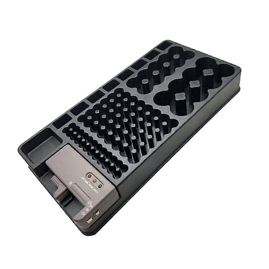 Battery Storage Organizer Rack Power Tester Case Box AA AAA 9V 98 Holder