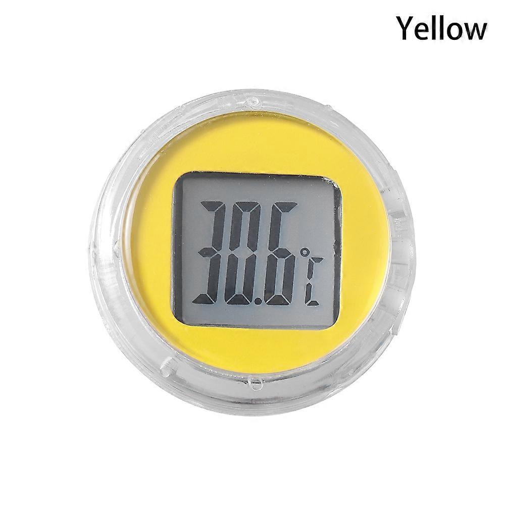Mini Motorcycle Digital Thermometer Waterproof Paste Type Motorcycle Clock Car Interior Motorcycle Accessories~24187