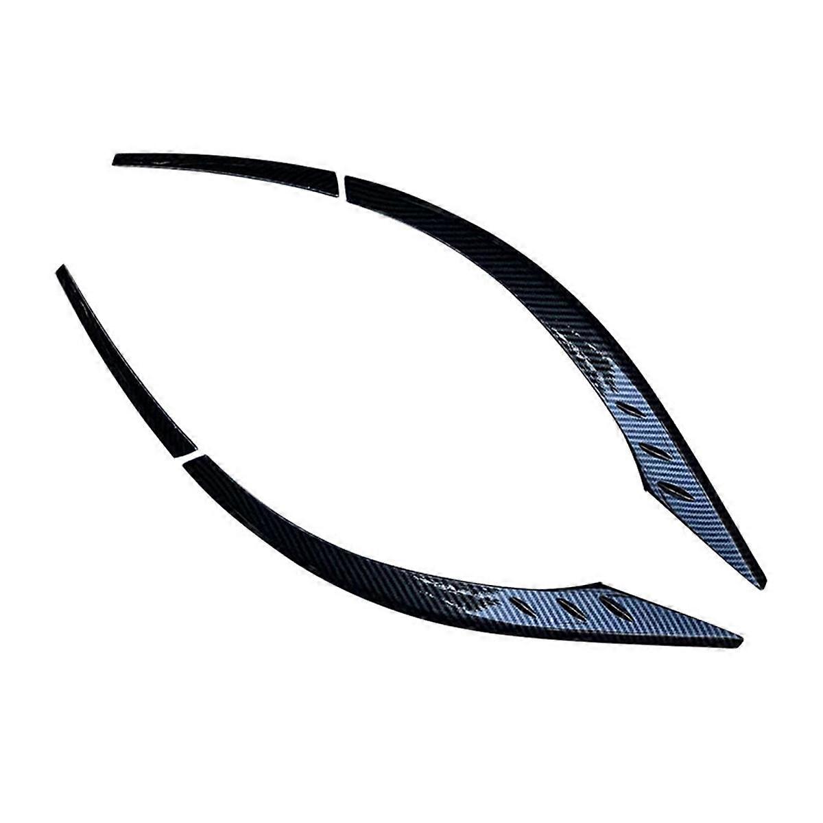 For Corolla Cross 2020 2021 2022 Front Headlight Lamp Cover Garnish Strip Eyebrow Cover Trim Sticke