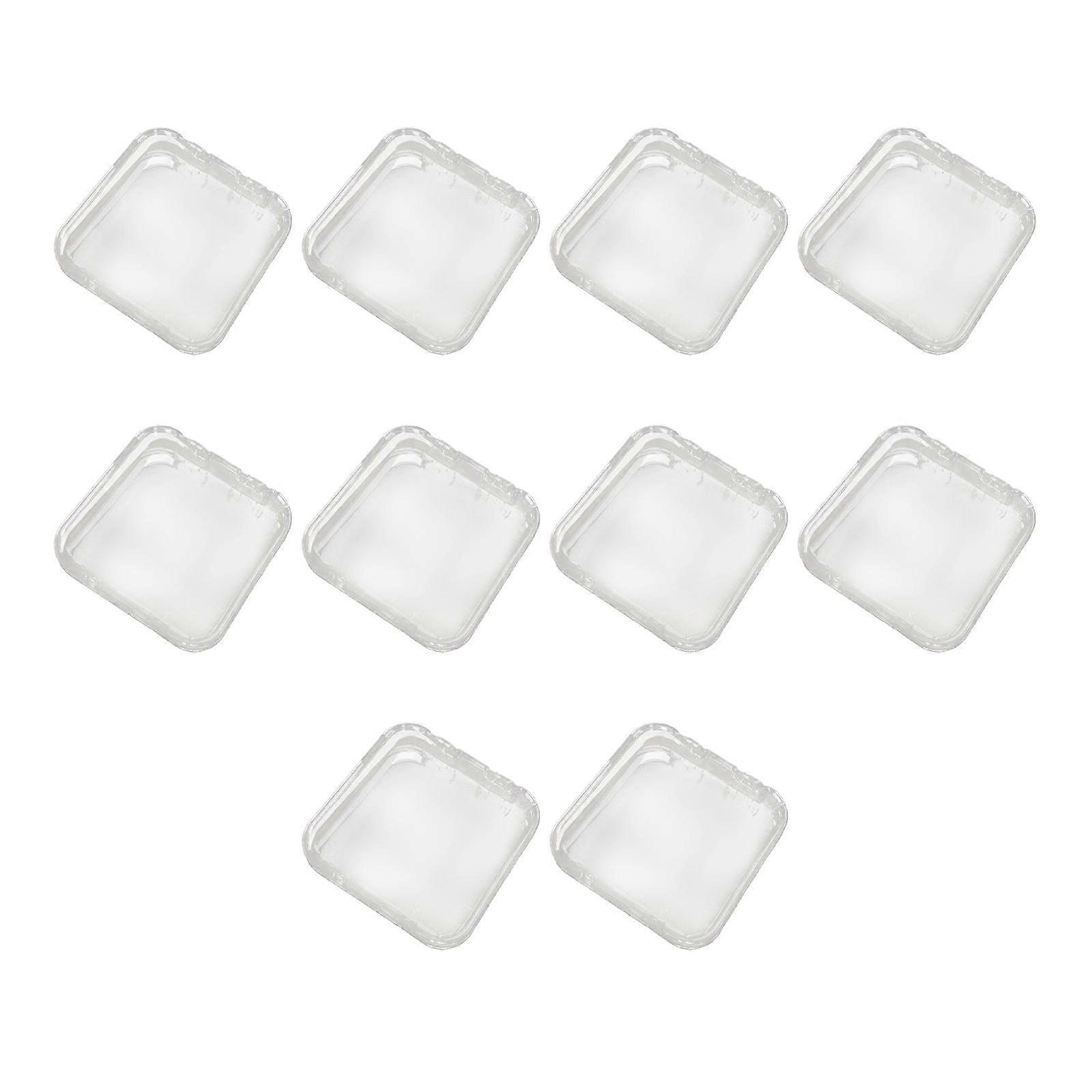10 Pieces Press on Nail Packing Boxes for DIY Nail Storage Nail Tips Display XL transparent