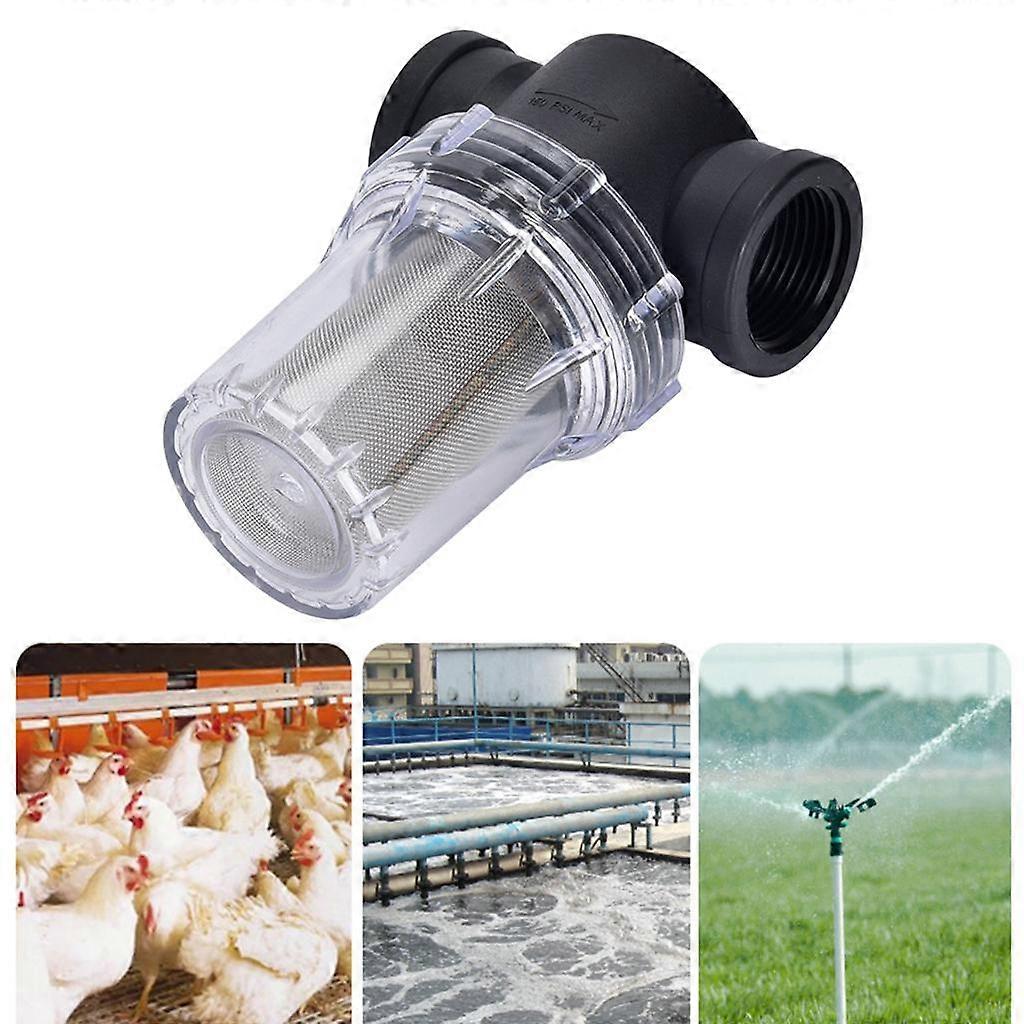 Garden Hose Filter Inline Filter for Sediment for RV Camping Car Wash Pressure Washer Inlet Water - DN15