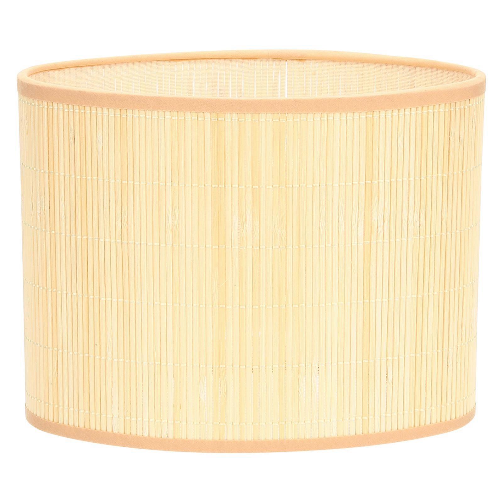 Oval Bamboo Lamp Shade Rustic Lamp Shade Cover Table Lamp Shade Replacement