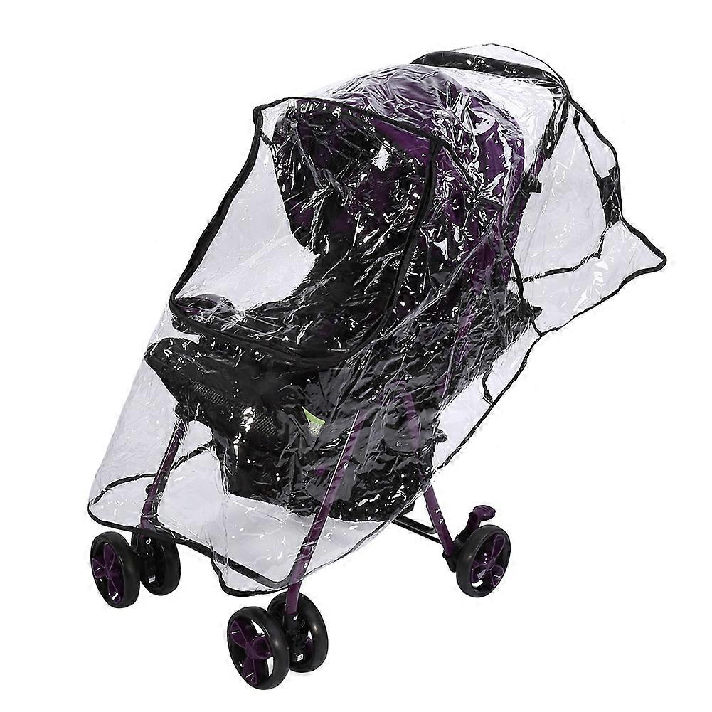 PVC Universal Waterproof Baby Stroller Rain Cover Dust Wind Shield Pram Accessory