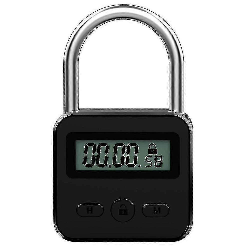 Metal Timer Lock Lcd Display Multi-function Electronic Time 99 Hours Max Timing Usb Rechargeable Ti-Good